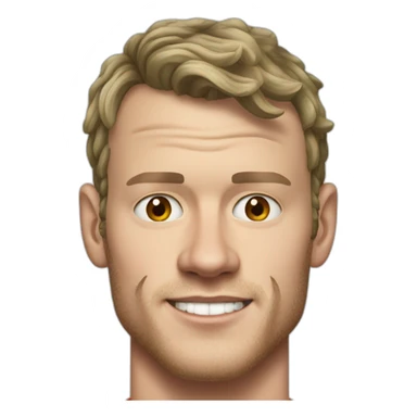 Jonathan Toews as a beach bum sticker