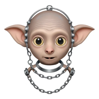 Dobby in chastity cage sticker