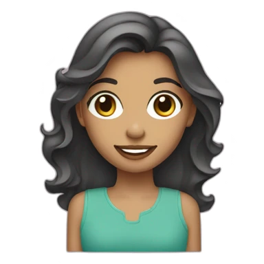 girl with cricut cutting machine sticker