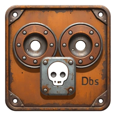 Create a Discord server icon with the name DUBS based on the popular Rust video game cosmetics. sticker