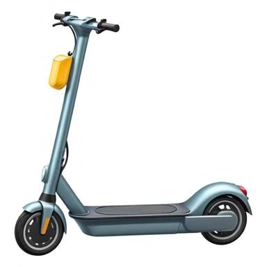 modern electric scooter with battery pack, transportation vehicle sticker