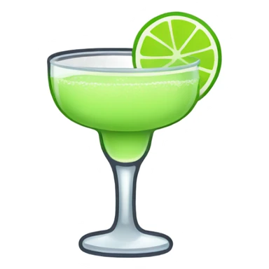 Margarita in a short glass sticker