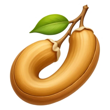 Make single simple Cashew dryfruit no leave  sticker