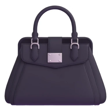 Black goth purse sticker