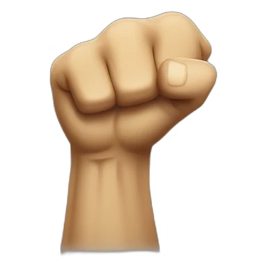 Angry shaking fist sticker