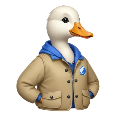 Goose in a Jacket sticker