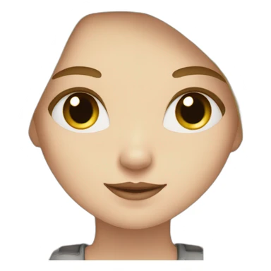 Blonde girl with a cat in brown white and black sticker