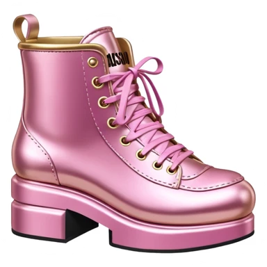 Moschino style spam can shoe sculpture  sticker