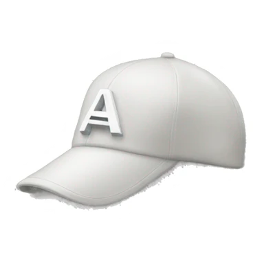 a cap with word cap written on it sticker