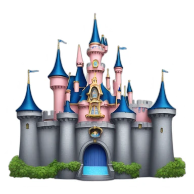 Disneyland Paris castle sticker