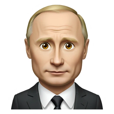 Vladimir Putin with lukosenka sticker