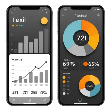 Mood tracker app dashboard sticker