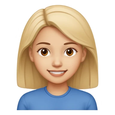 Responsibility for one's decisions and determination in the image of a smiling girl sticker