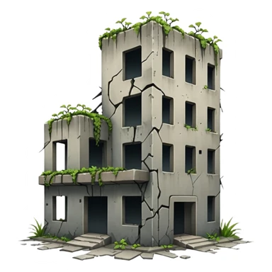 Dystopian Apocalyptic Aesthetic Scenery Deco sticker