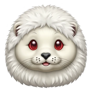 seal with heart eyes sticker