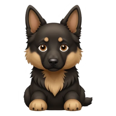 Belgian Shepherd dog puppy sticker