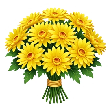 bouquet of chrysanthemums sticker