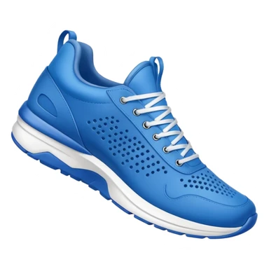 Tiburon con zapatillas azules sticker