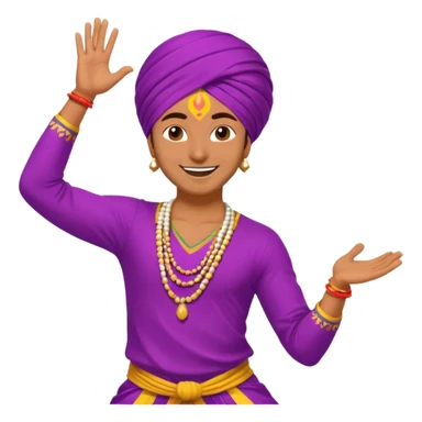 bhangra dancer sticker