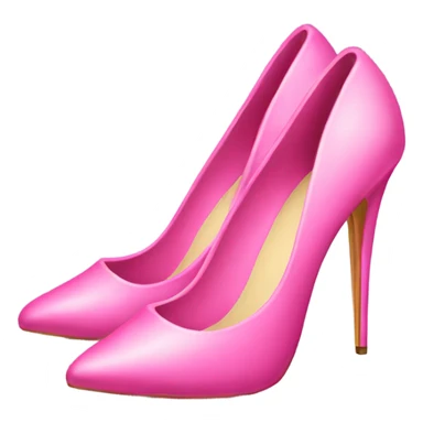 a pair of pink stiletto shoes sticker