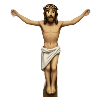 Jesus Christ on the cross sticker