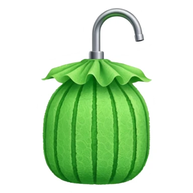 shower loofah sticker