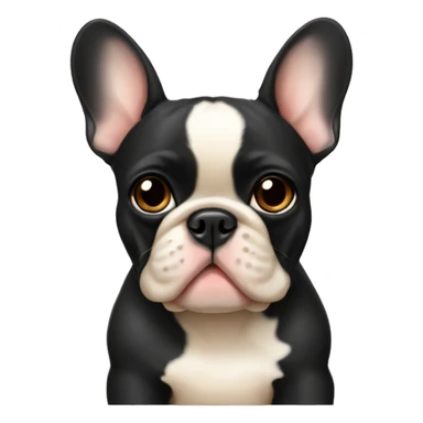 French bulldog black &tan  sticker