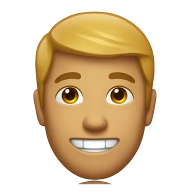 Emoji souriant mais pleurant de l’intérieur  sticker