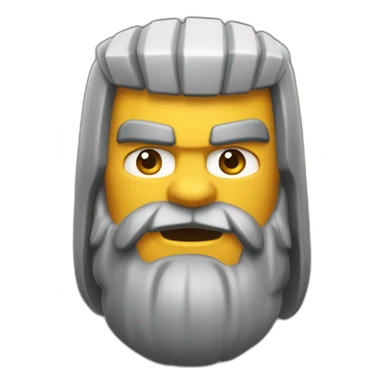 Clash of clans barbar sticker