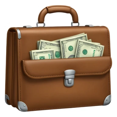 maletin con dinero sticker