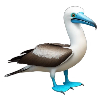 blue footed booby sticker