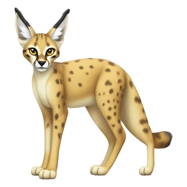Sergal-Serval-Caracal-Vernid full body sticker