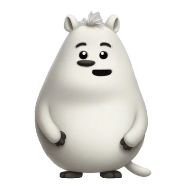 Moomin with Finland flag  sticker