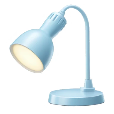 light blue ikea work lamp sticker
