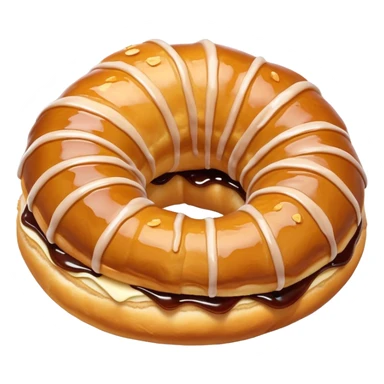 Jelly donut croissant  sticker