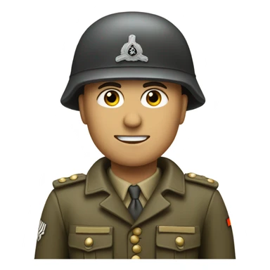 German World War Two soldier sticker