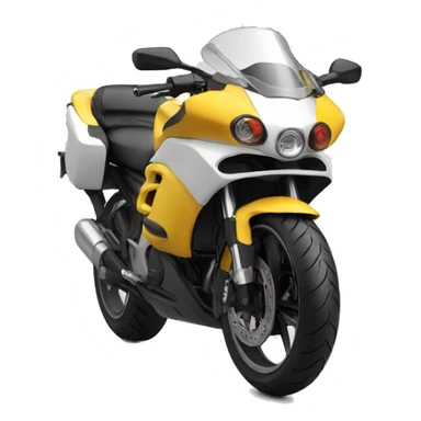 Moto faite en billet  sticker