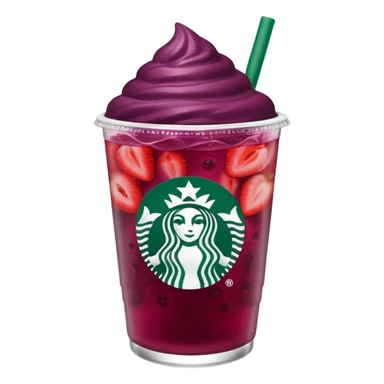 Starbucks strawberry açaí refresher  sticker