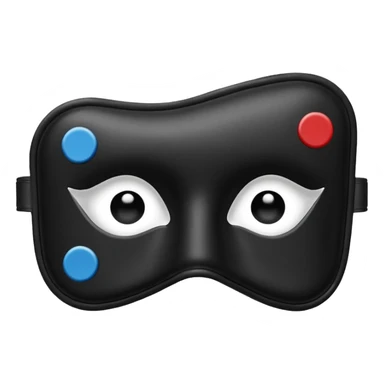 Domino eye mask just the eye mask  sticker