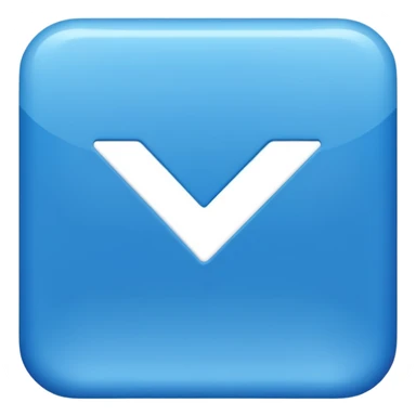 Can u make an emoji that is a blue square with a white tick in the middle of it sticker