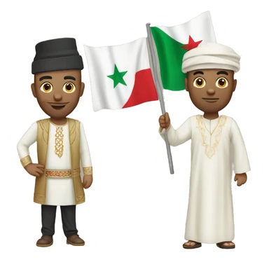 Marocco and algeria sticker