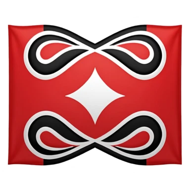 Maori flag sticker
