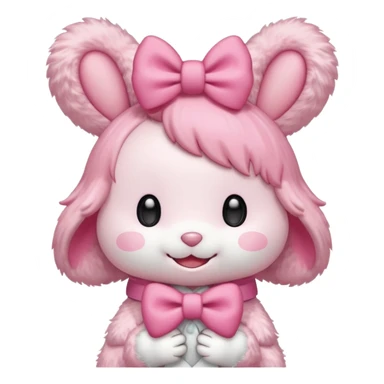 cute mymelody with sign that says great work sticker