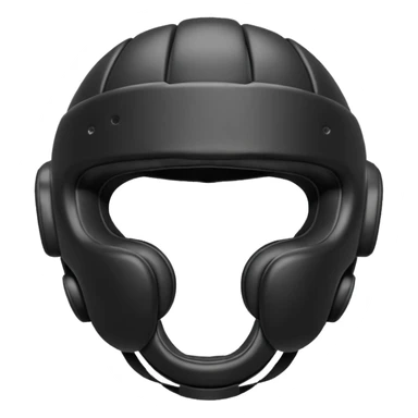 MMA headgear object icon, protective sparring helmet, padded texture, 3D cartoon, mobile game icon style, centered, clean background, no text, no watermark sticker