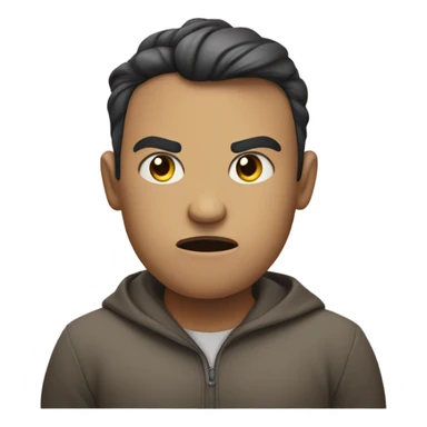 Angrily agreeing sticker