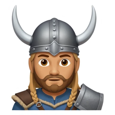 businessman with viking helmet sticker