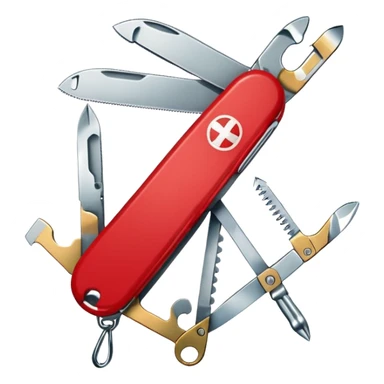 swiss knife sticker