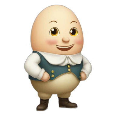 Humpty Dumpty sticker