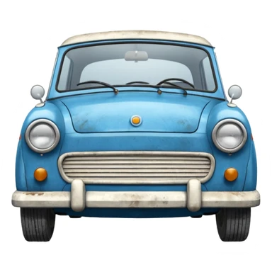 Trabant 601 blau sticker