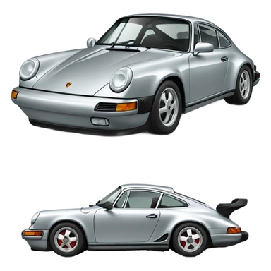 машина porsche  sticker